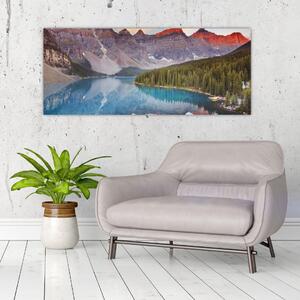 Slika - Planinski kanadski krajolik (120x50 cm)