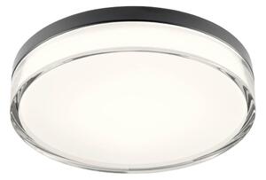 Redo 01-3736 - LED Stropna svjetiljka FRISBI LED/18W/230V 3000/4000K IP44 crna