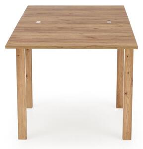 Blagovaonski stol na razvlačenje 80-160 cm Gampa (hrast craft) (za 4 do 6 osoba)