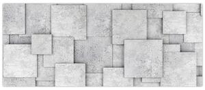 Slika - Apstrakcija betonskih pločica (120x50 cm)