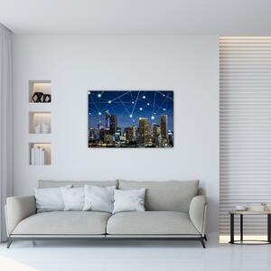 Slika - Noćni život velegrada (90x60 cm)