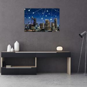 Slika - Noćni život velegrada (90x60 cm)