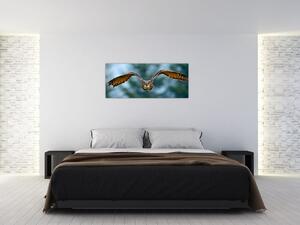 Slika - Sova u letu (120x50 cm)