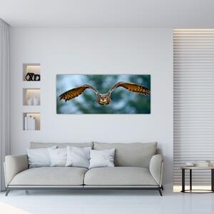 Slika - Sova u letu (120x50 cm)