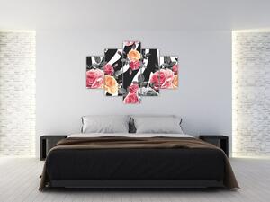 Slika procvjetalih ruža (150x105 cm)