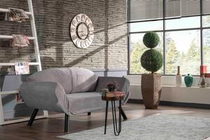 Atelier Del Sofa Dvosjed na razvlačenje, Sivo, Genzo - Grey