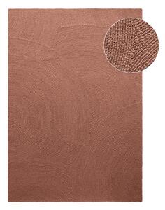 Ručno rađen vunen tepih boje terakote 80x150 cm Calmio – Hanse Home