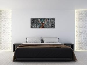 Slika - Veličanstvenost jelena (120x50 cm)