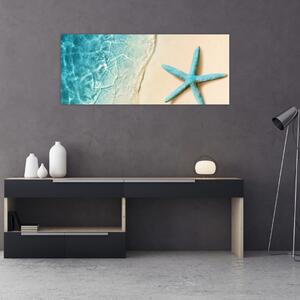 Slika - Morska zvijezda na plaži (120x50 cm)