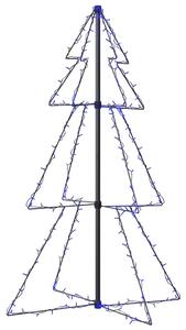 VidaXL Stožasto božićno drvce unutarnje i vanjsko 160 LED 78 x 120 cm