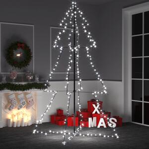 VidaXL Stožasto božićno drvce 240 LED unutarnje i vanjsko 118 x 180 cm