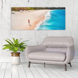 Slikanje - Trčanje na plaži (120x50 cm)