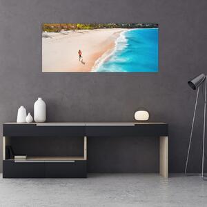 Slikanje - Trčanje na plaži (120x50 cm)