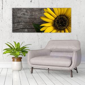Slika - Cvijet suncokreta (120x50 cm)