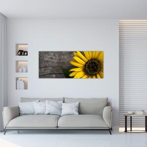 Slika - Cvijet suncokreta (120x50 cm)