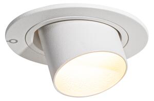 Moderno ugradno reflektorsko svjetlo bijelo GU10 35 mm okruglo nagibno - Installa