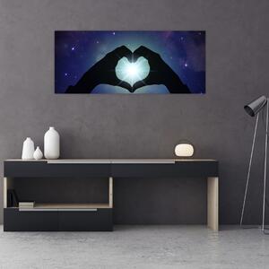 Slika - Simbolična ljubav (120x50 cm)