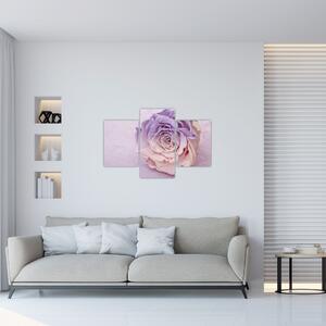 Slika detalja cvijeta ruže (90x60 cm)