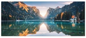 Slika - Gorsko jezero (120x50 cm)