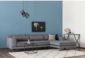 Atelier Del Sofa Kutna garnitura, JIVAGO, siva, desna, Jivago Corner Right (L2-Chl) - Grey