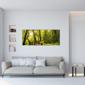 Slika džungle i mahovine (120x50 cm)