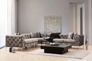 Atelier Del Sofa Kutna garnitura, Antracit, Como Right -Anthracite