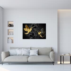 Slika - Kolibri očima umjetnika (90x60 cm)