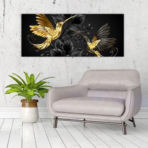 Slika - Kolibri očima umjetnika (120x50 cm)