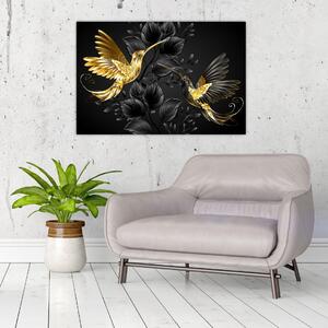 Slika - Kolibri očima umjetnika (90x60 cm)