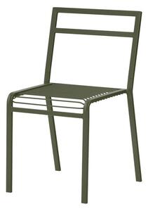 Zelena metalna vrtna stolica Oto – noo.ma