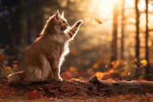 Fotografija Autumn Cat, Marcel Egger