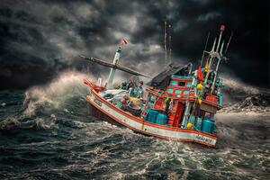 Fotografija Thai Fishing boat, Marcel Egger