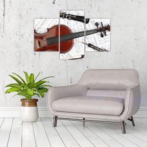 Slika - Glazbeni instrumenti (90x60 cm)