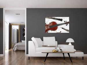 Slika - Glazbeni instrumenti (90x60 cm)