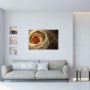 Slika - Ruža umjetničkog duha (90x60 cm)