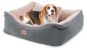 Brunolie Emma, košara za psa, perivo, protuklizno, prozračno, dvostrani madrac, jastuk, veličina S (67 × 20 × 59 cm)