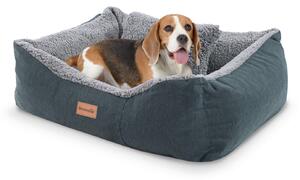 Brunolie Emma, košara za psa, perivo, protuklizno, prozračno, dvostrani madrac, jastuk, veličina S (67 × 20 × 59 cm)