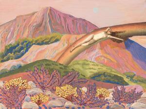 Ilustracija Naked hill, Eleanor Baker, (40 x 30 cm)