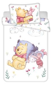 Pamučna dječja posteljina za dječji krevetić 100x135 cm Winnie the Pooh "Pooh Hugs" – Jerry Fabrics