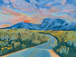 Ilustracija The road, Eleanor Baker, (40 x 30 cm)