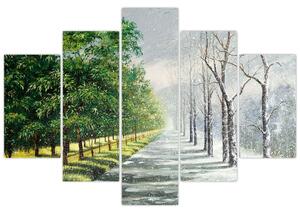 Slika - Zima ili ljeto (150x105 cm)