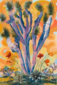 Ilustracija Desert flower, Eleanor Baker, (26.7 x 40 cm)