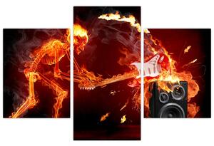 Slika - Glazba u plamenu (90x60 cm)