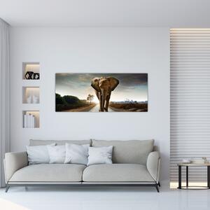 Slika slona (120x50 cm)