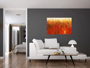 Slikanje naslikane apstrakcije (90x60 cm)