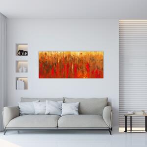 Slikanje naslikane apstrakcije (120x50 cm)