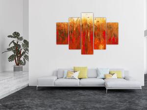 Slikanje naslikane apstrakcije (150x105 cm)