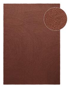 Ciglasti ručno rađen vunen tepih 80x150 cm Calmio – Hanse Home