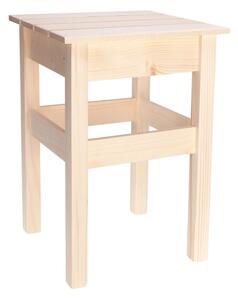 AtmoWood Drvena stoličica II 31 x 31 x 46 cm