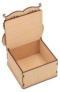 AtmoWood Drvena kutija za nakit sa sovom